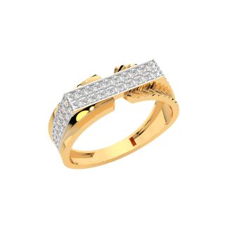 Robby Round Diamond Ring For Him